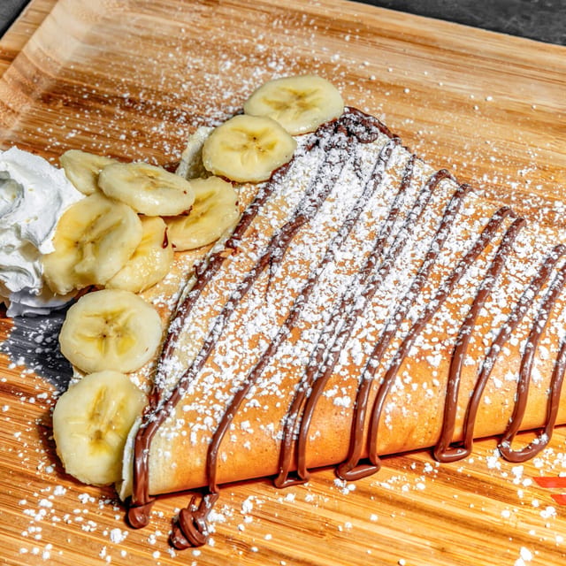 Banana Nutella Crepe.