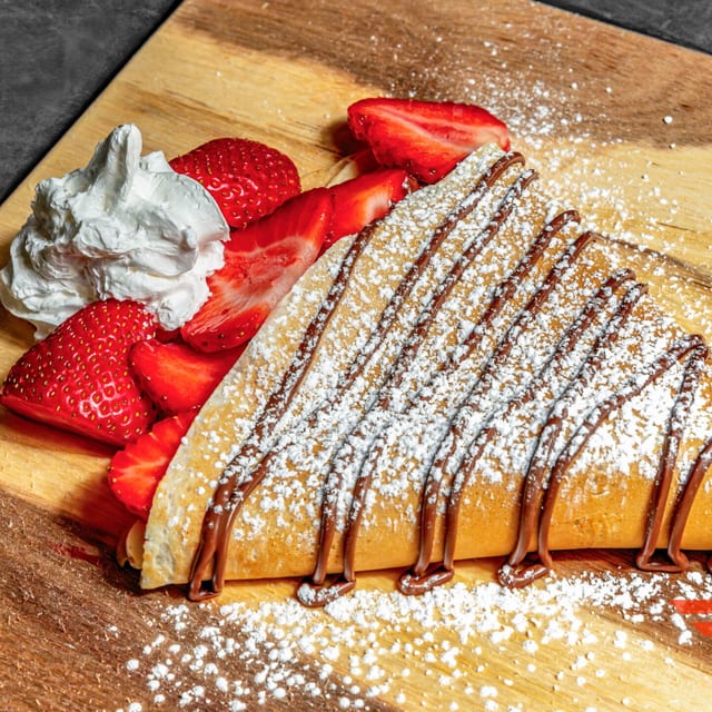 Strawberry Nutella Crepe.
