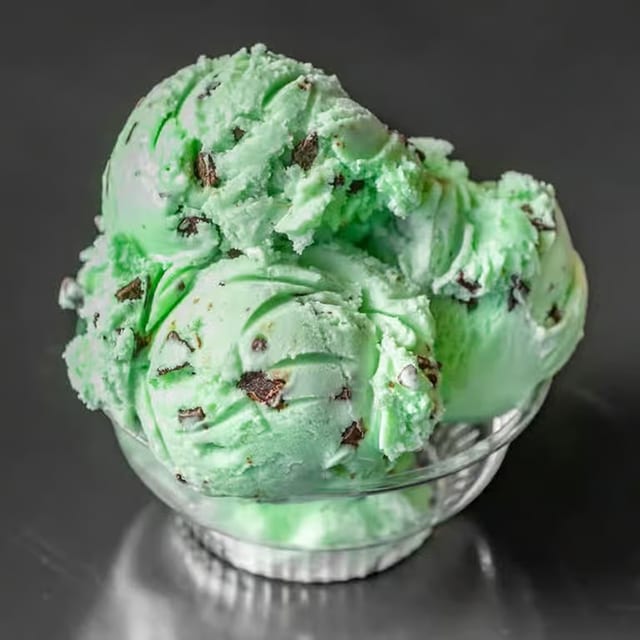 Mint Chocolate Chip Ice Cream.